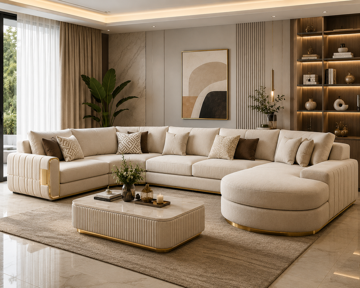 DAMLEY Luxe Modular Corner Sofa